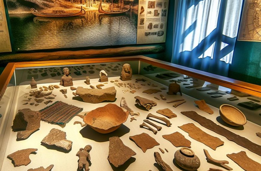 Ancient artifacts recovered from lake beds