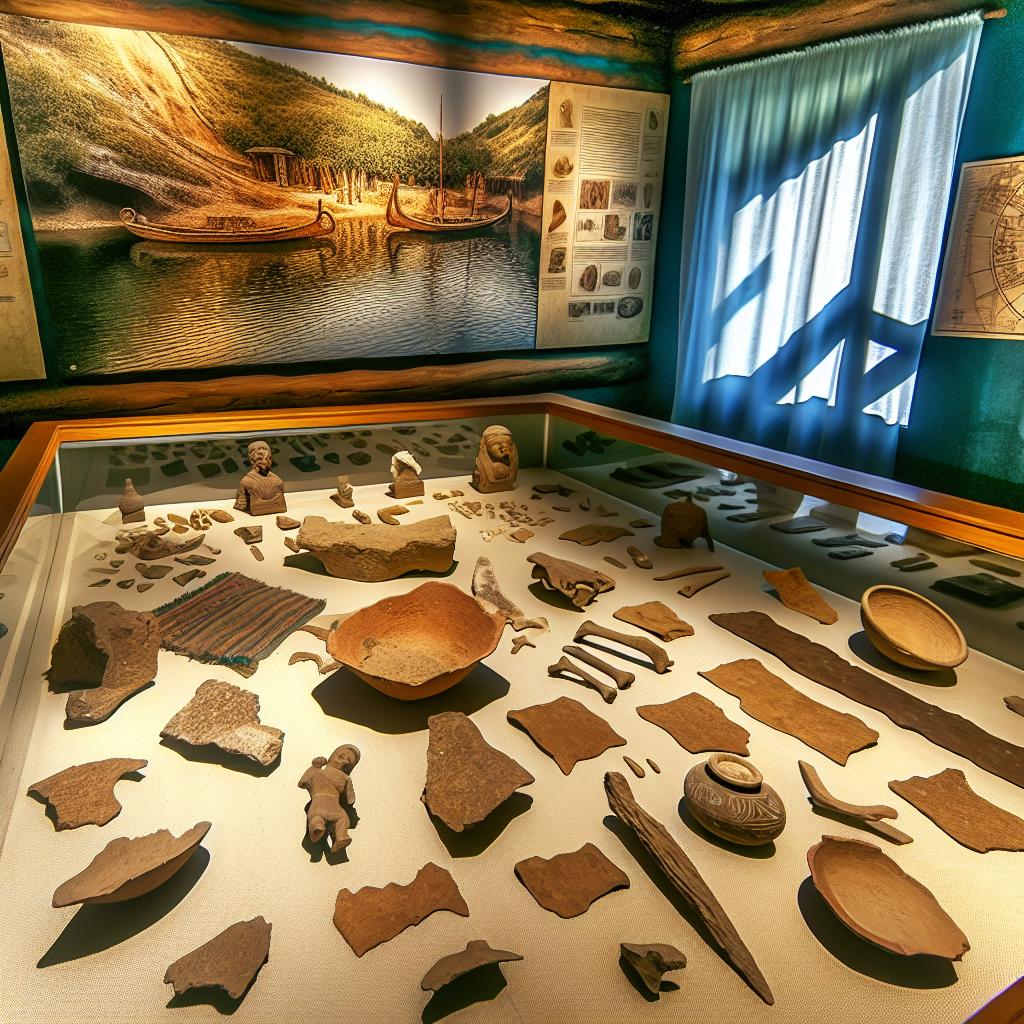 Ancient artifacts recovered from lake beds