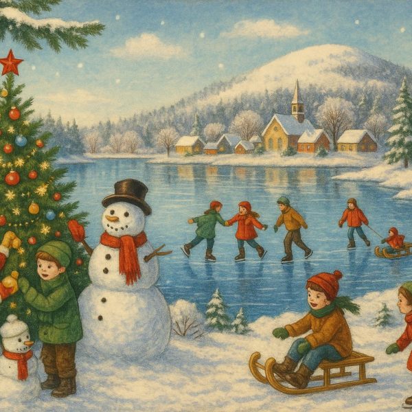 Christmas and winter activities near lakes