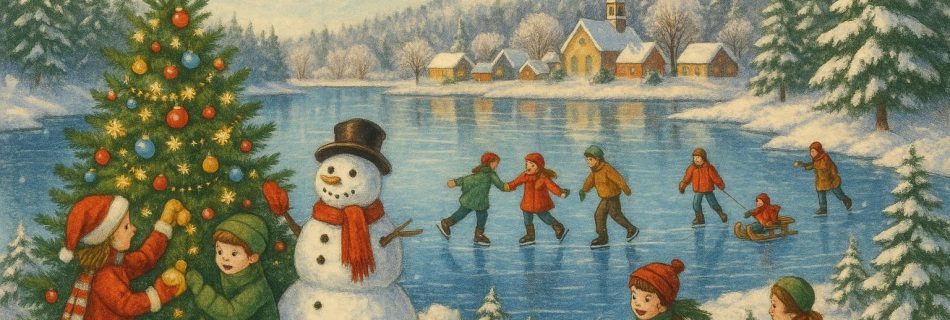 Christmas and winter activities near lakes