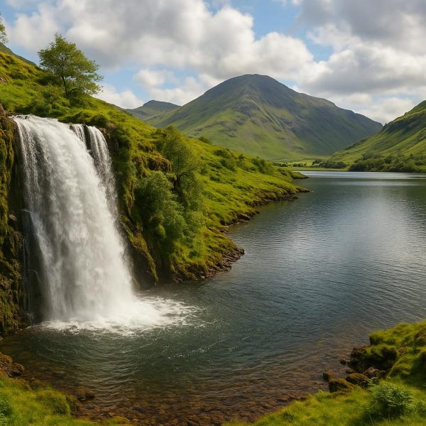 Discovering waterfalls that feed UK lakes