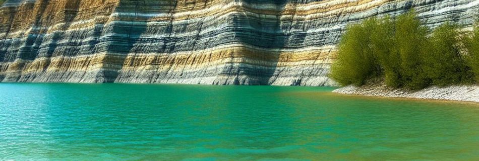 Fossils and geological discoveries in lakes