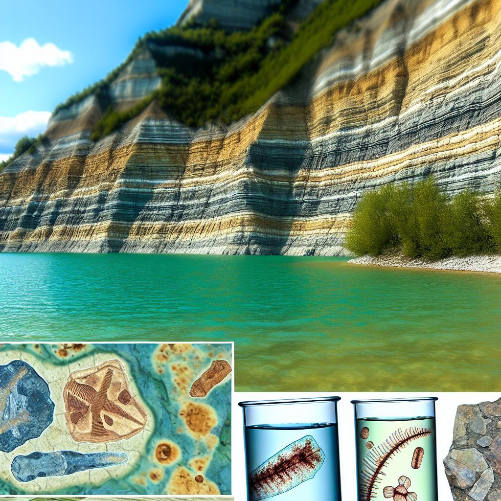 Fossils and geological discoveries in lakes