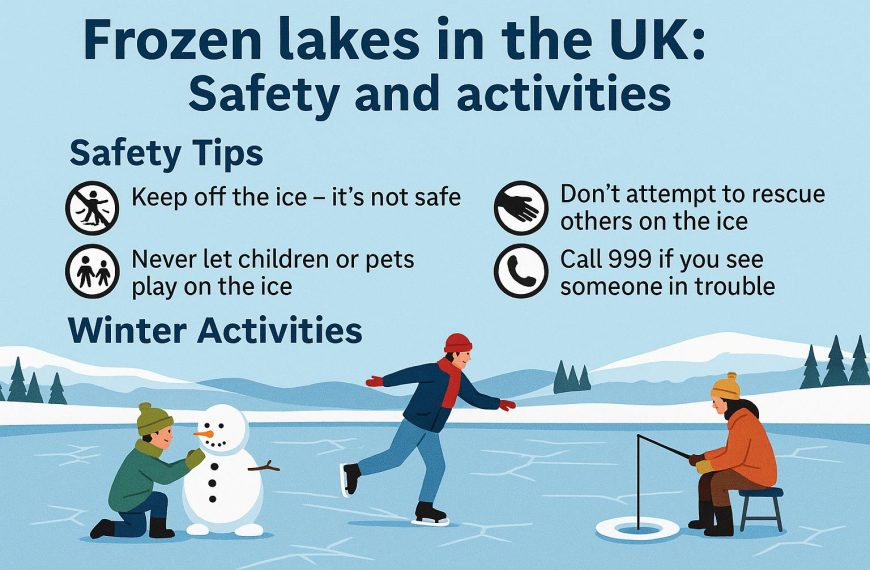 Frozen lakes in the UK: Safety and activities