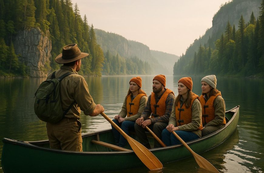 Guided tours to secluded lake areas