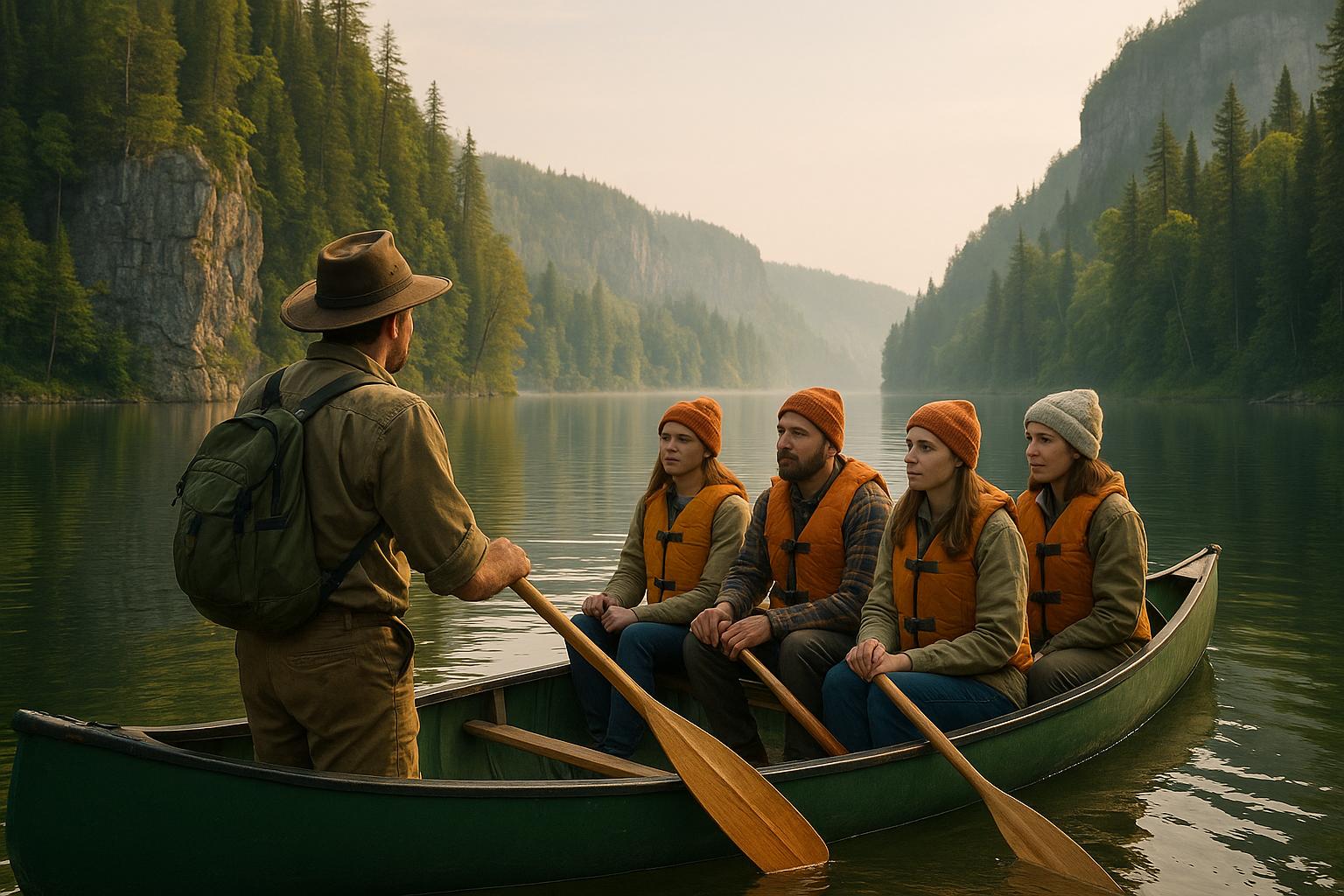 Guided tours to secluded lake areas