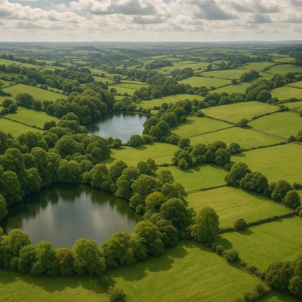 Hidden lakes in the UK countryside