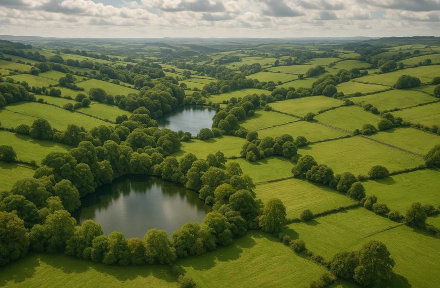 Hidden lakes in the UK countryside