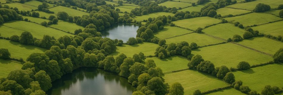 Hidden lakes in the UK countryside