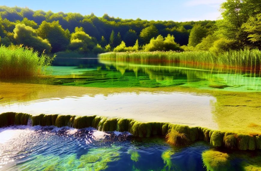 Natural mineral springs and lake waters