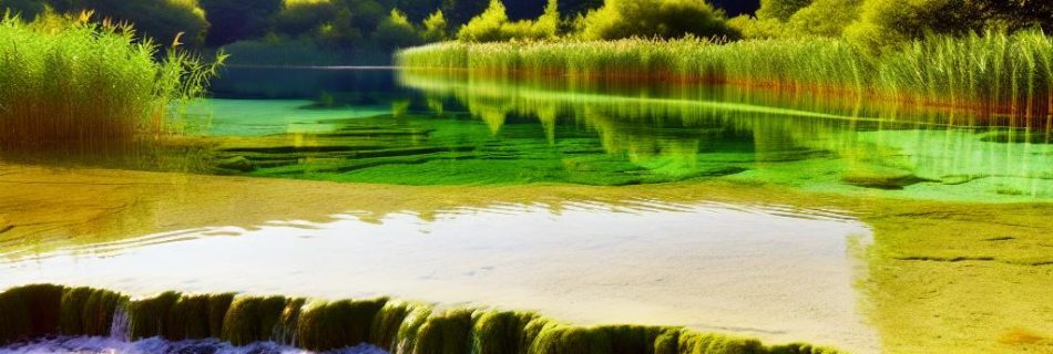 Natural mineral springs and lake waters