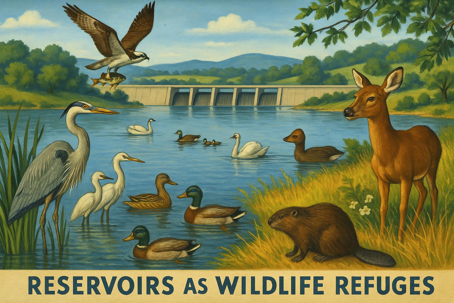 Reservoirs as wildlife refuges