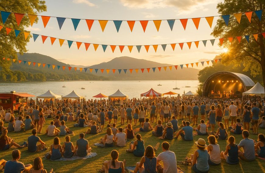 Summer festivals and events by the lakes