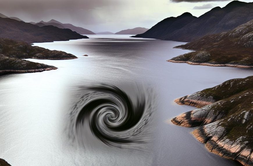 The Corryvreckan Whirlpool near Scottish lochs