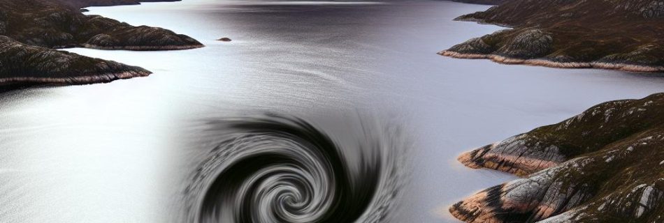 The Corryvreckan Whirlpool near Scottish lochs