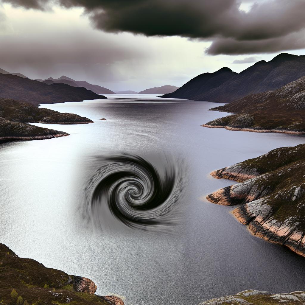 The Corryvreckan Whirlpool near Scottish lochs