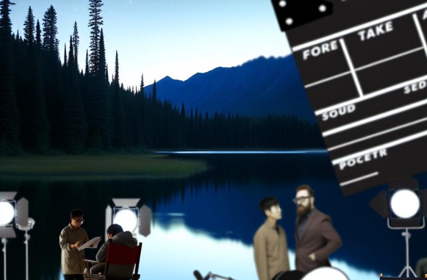 The use of lakes as filming locations